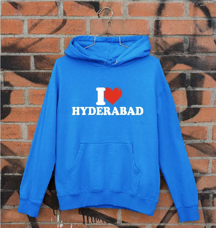 I Love Hyderabad Unisex Hoodie for Men/Women