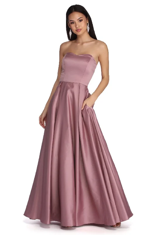 Renee Strapless Sweetheart Ball Gown