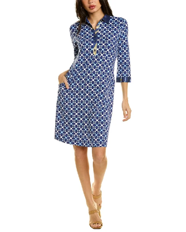 J.McLaughlin Elena Catalina Cloth Polo Shift Dress