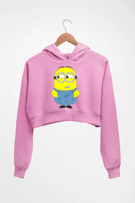 Minion Crop HOODIE FOR WOMEN