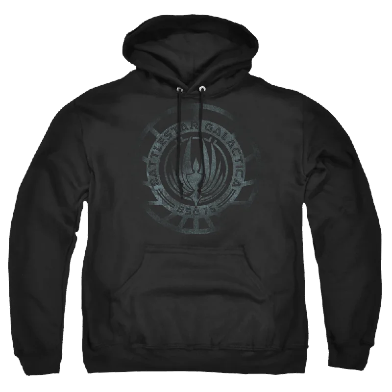 Battlestar Galactica Faded Emblem - Pullover Hoodie