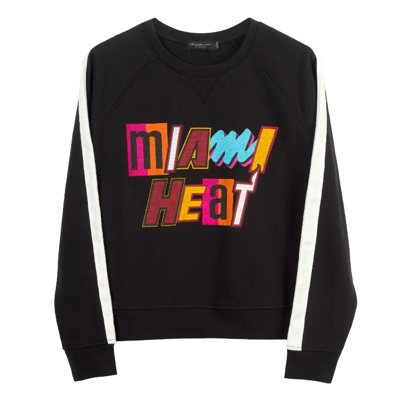 Junk Food Miami HEAT Overtime Mashup Women's Crewneck