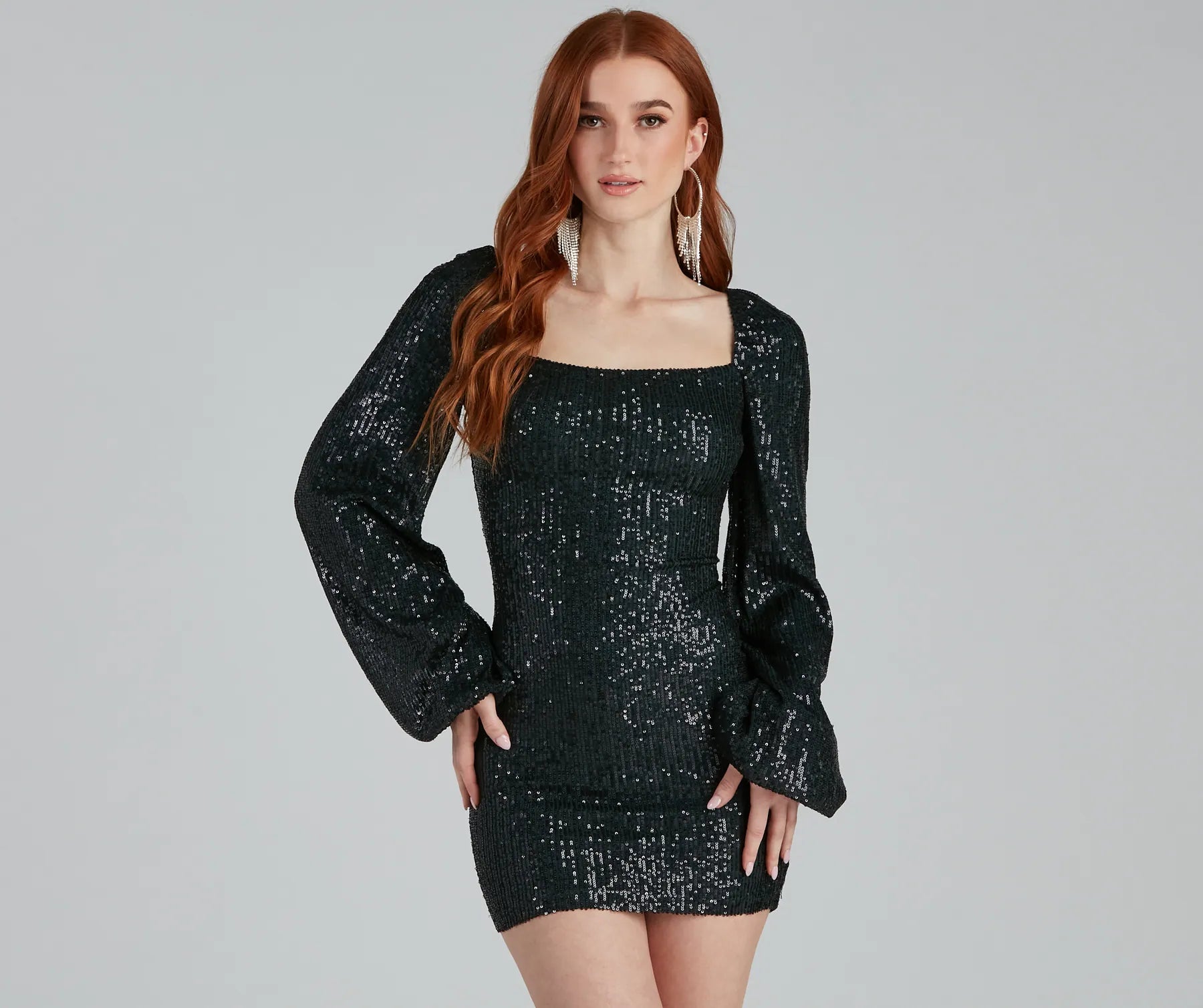 Sparkle Factor Sequin Mini Dress