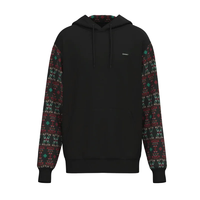 Hooey Men's Summit Aztec Black Pullover Hoodie HH1234BKAZ