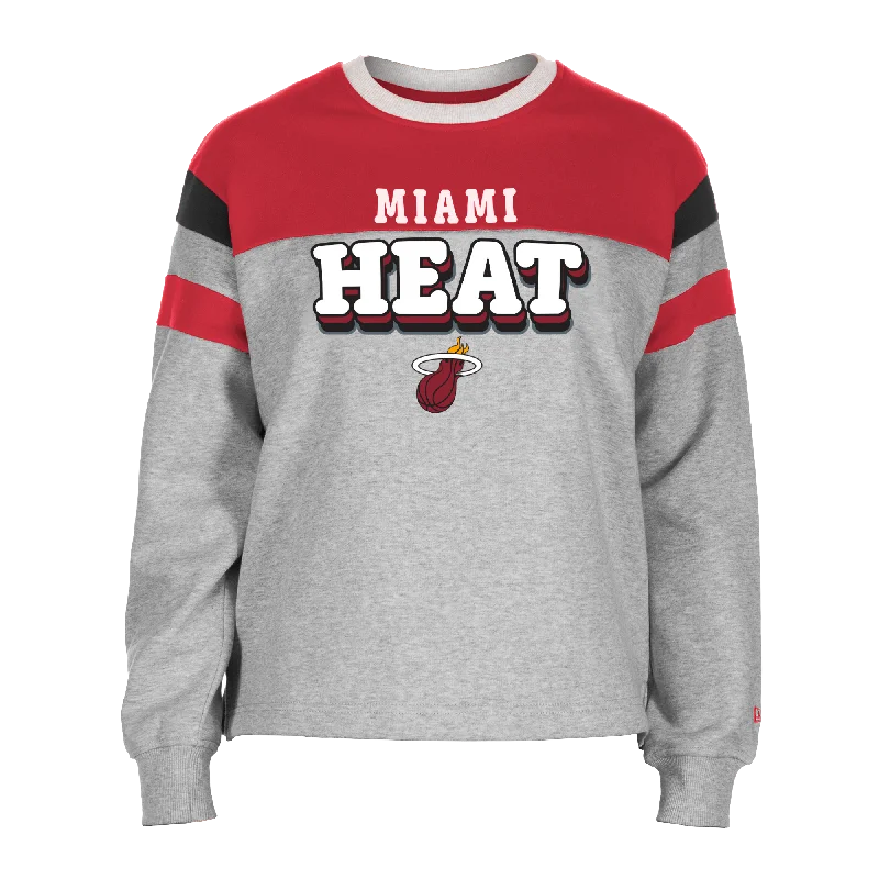 New Era Miami HEAT Women's Crewneck Sweater