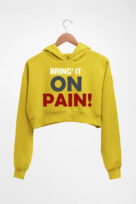 Gym Pain Crop HOODIE FOR WOMEN