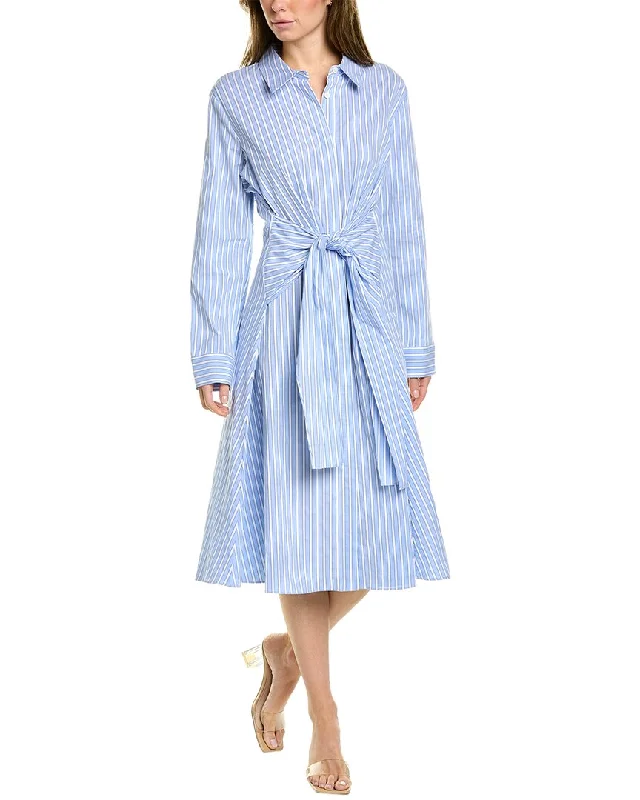 Donna Karan Hip Tie Shirtdress