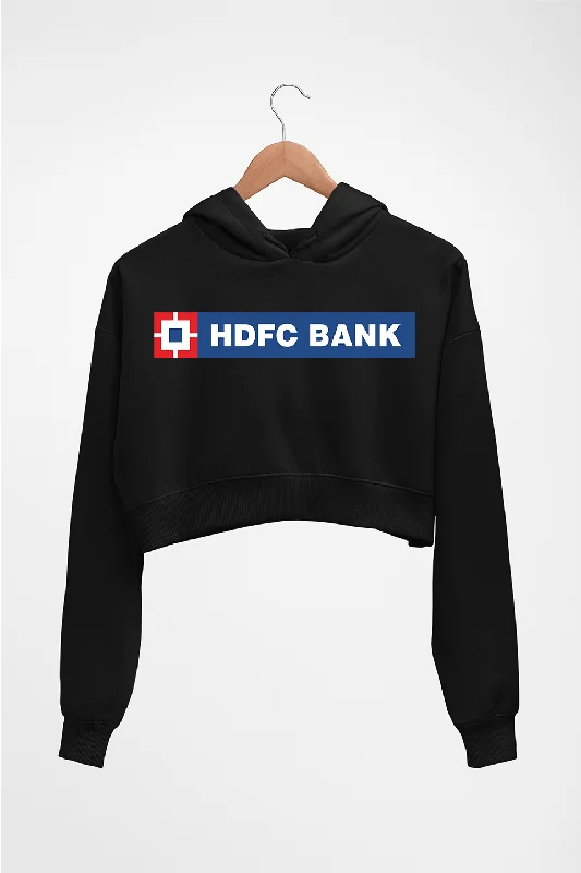 HDFC Bank Crop HOODIE FOR WOMEN