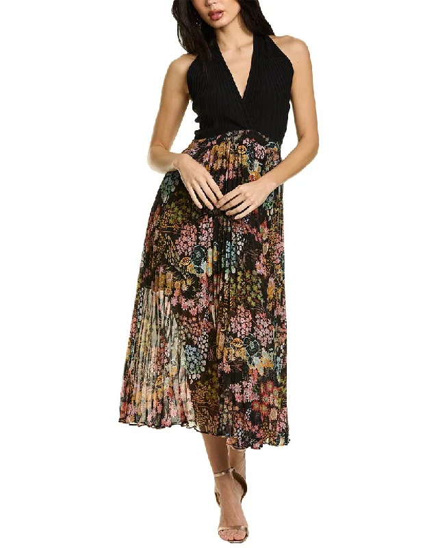 Ted Baker Crossover Bodice Midi Dress