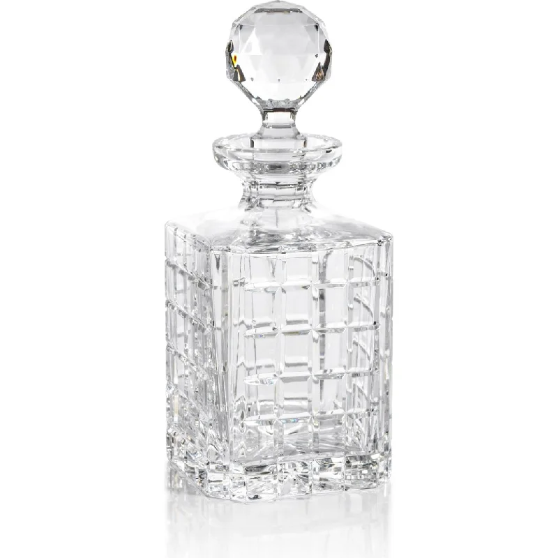 Ezekiel Crystal Glass Whiskey & Brandy Decanter