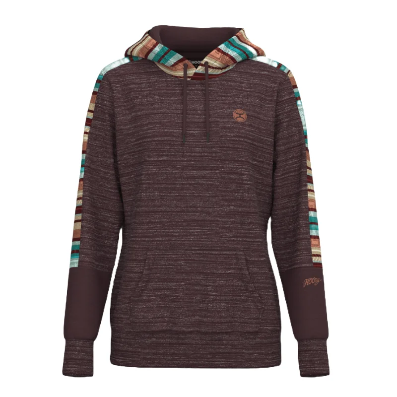 Hooey Ladies Canyon Serape Maroon Pullover Hoodie HH1259MASP