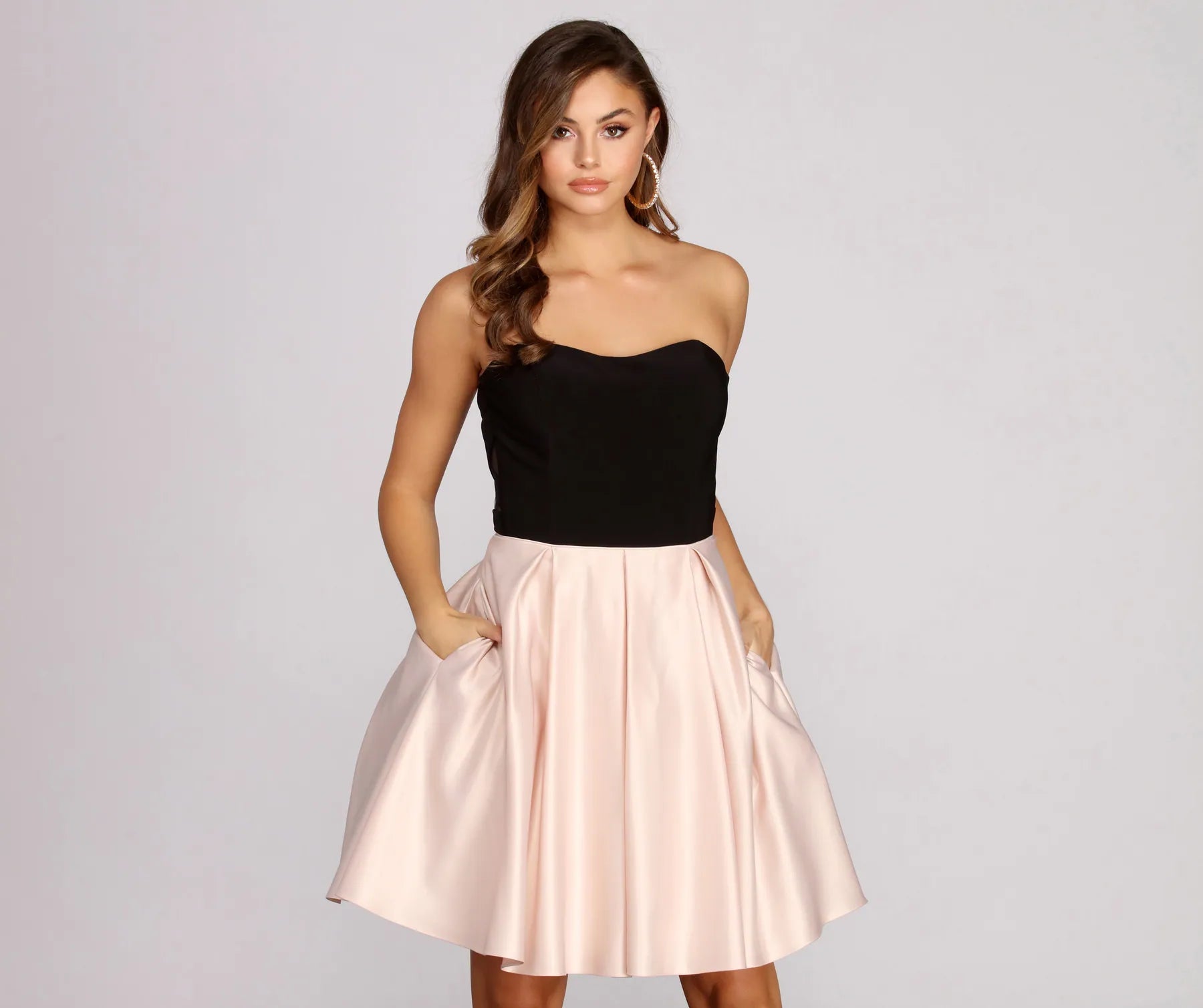 Sherry Strapless Formal Dress