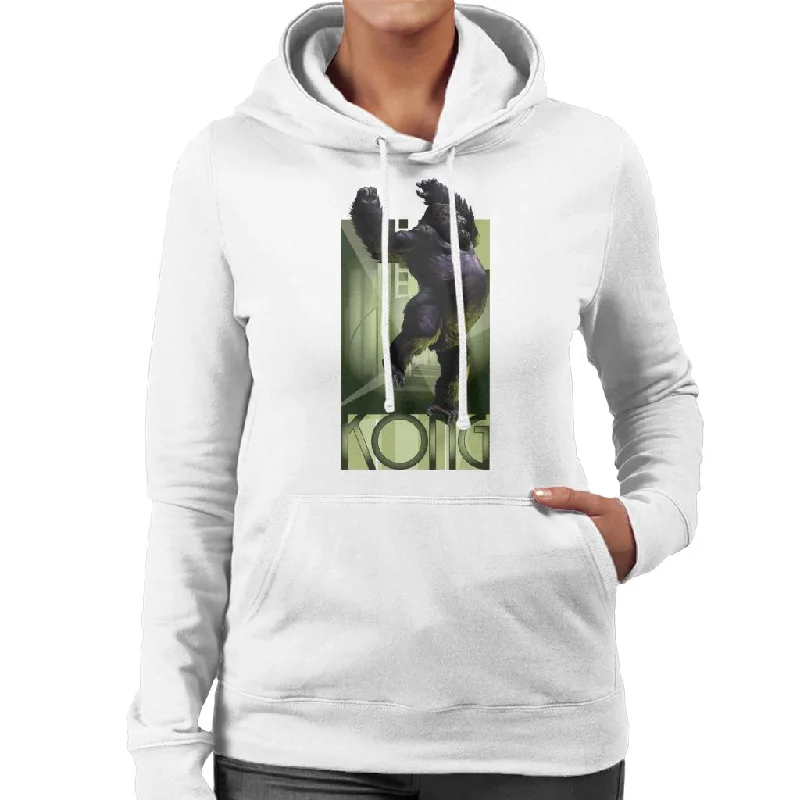 King Kong Balancing Women's Hooded Sweatshirt