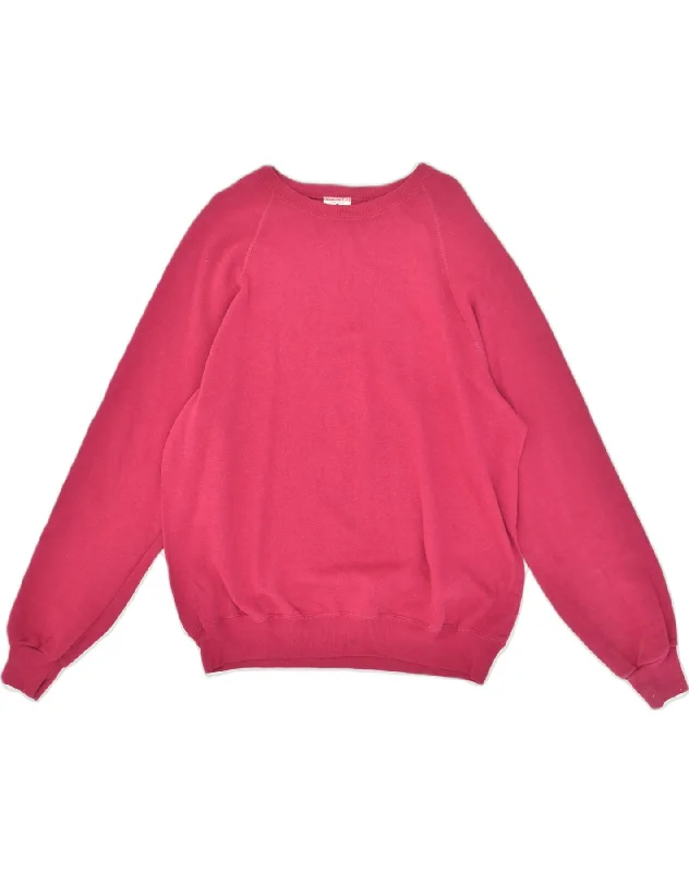 LEE Womens Sweatshirt Jumper UK 18 XL Pink Cotton