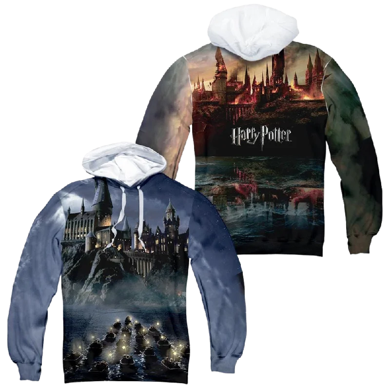 Harry Potter Hogwarts All-Over Print Pullover Hoodie