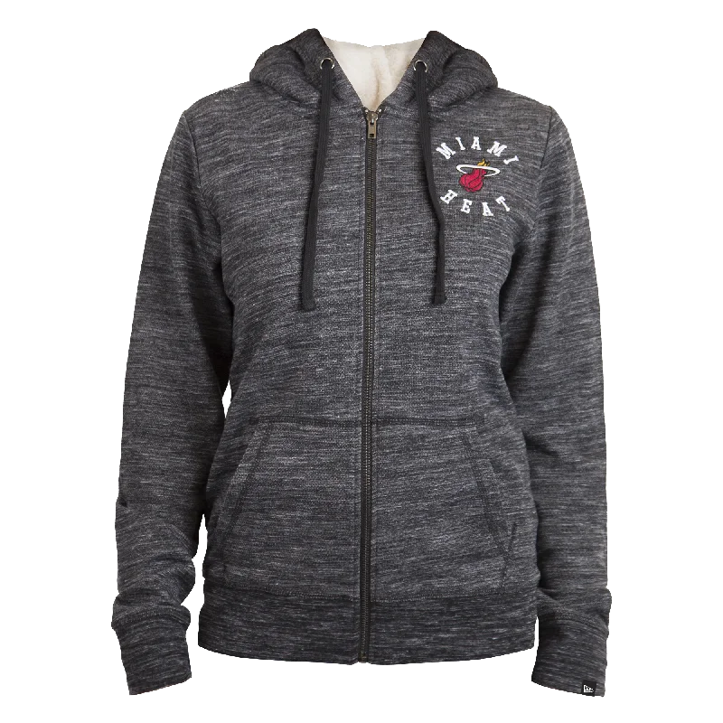 New Era Miami HEAT Grey Women's Hoodie