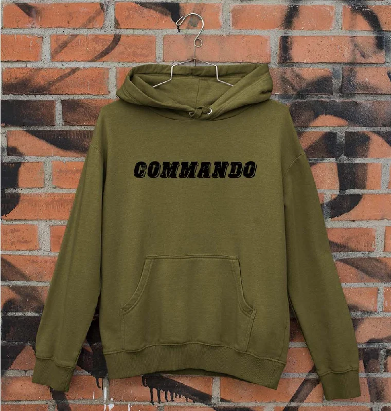 Commando Unisex Hoodie for Men/Women