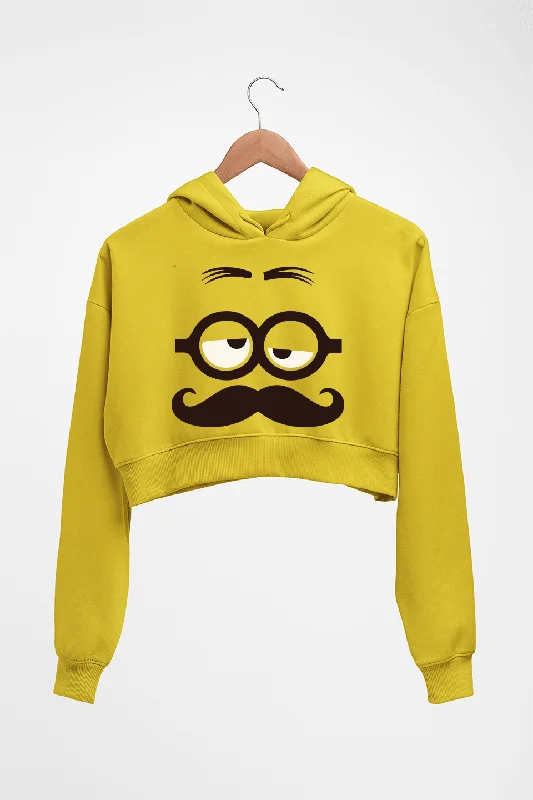 Minion Crop HOODIE FOR WOMEN