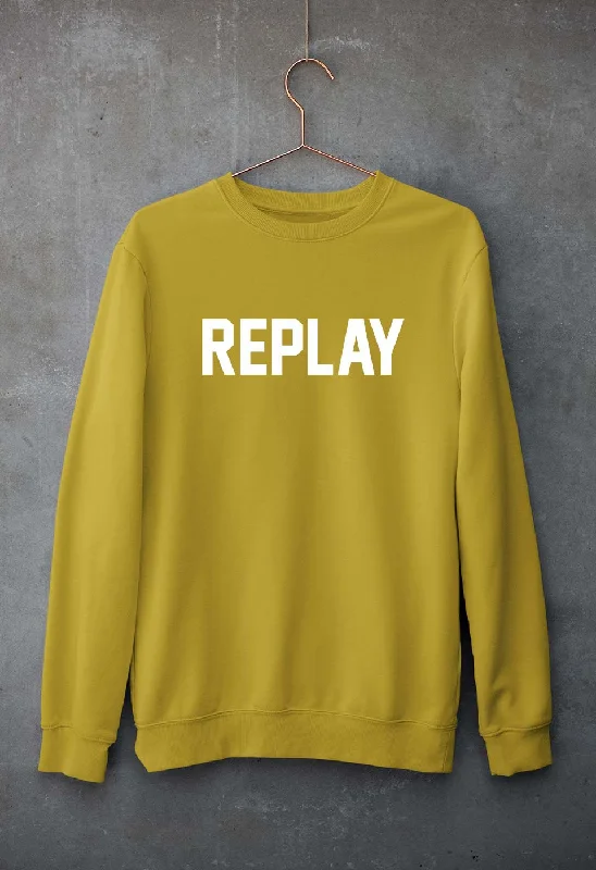 Replay Unisex Sweatshirt for Men/Women