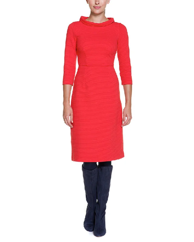 Boden Zoe Red Pepper Ribbed Dress