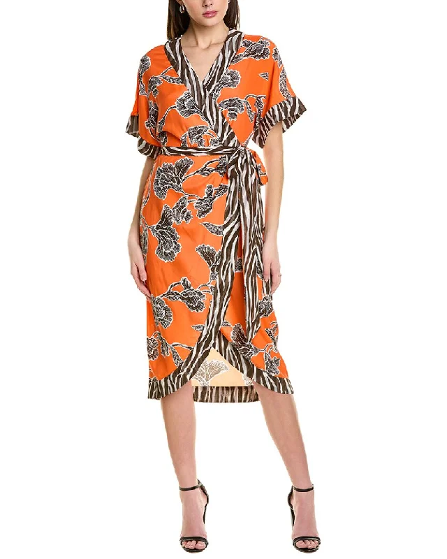 Diane von Furstenberg Echo Silk-Blend Wrap Dress