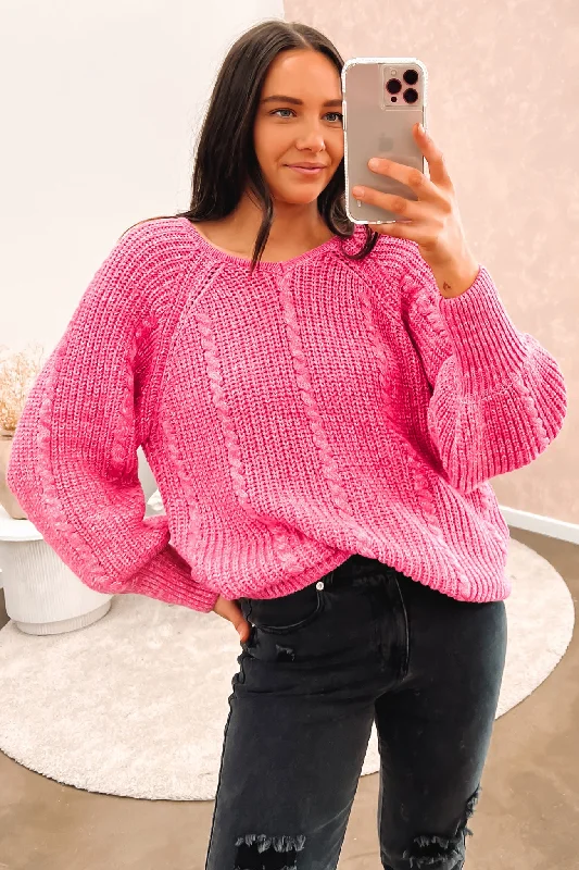 Madelyn Knit Pink