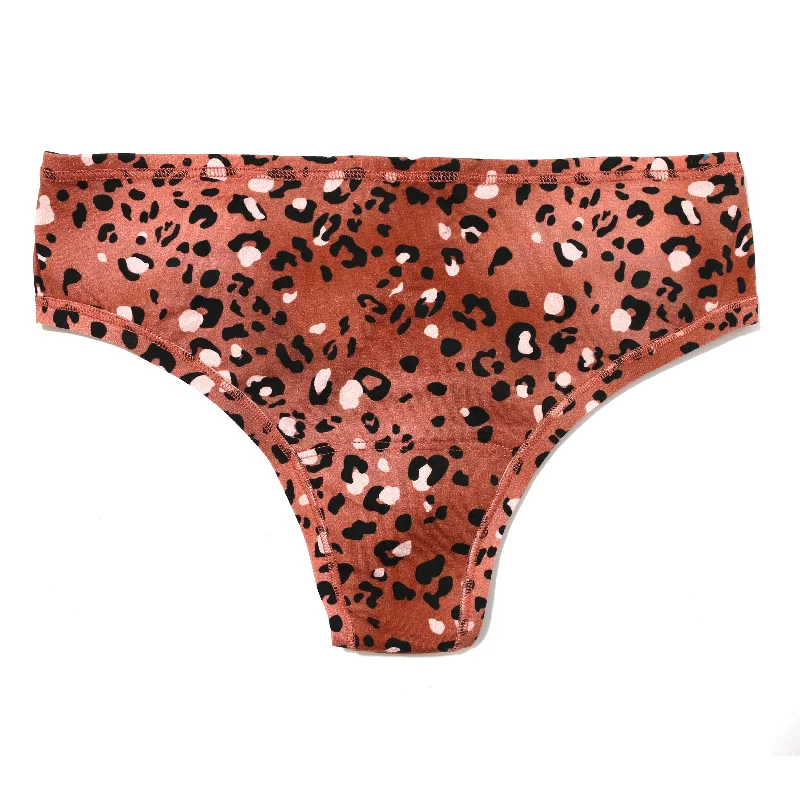 Playstretch Natural Rise Thong | Wild Spots