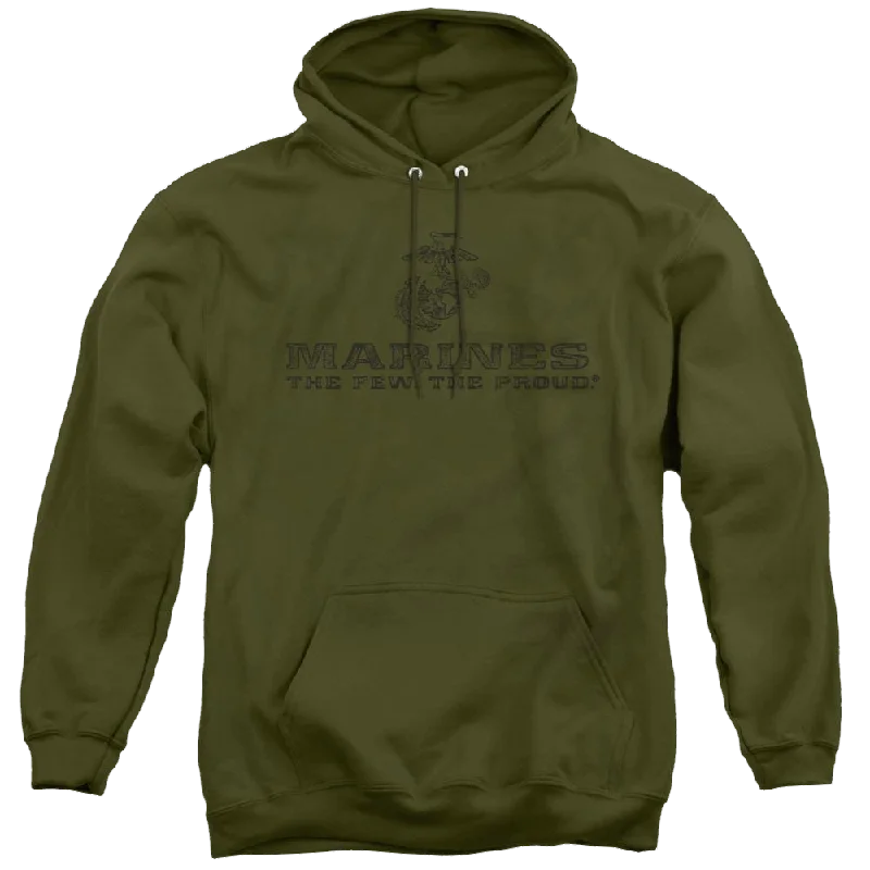 U.S. Marine Corps. Distressed Logo - Pullover Hoodie