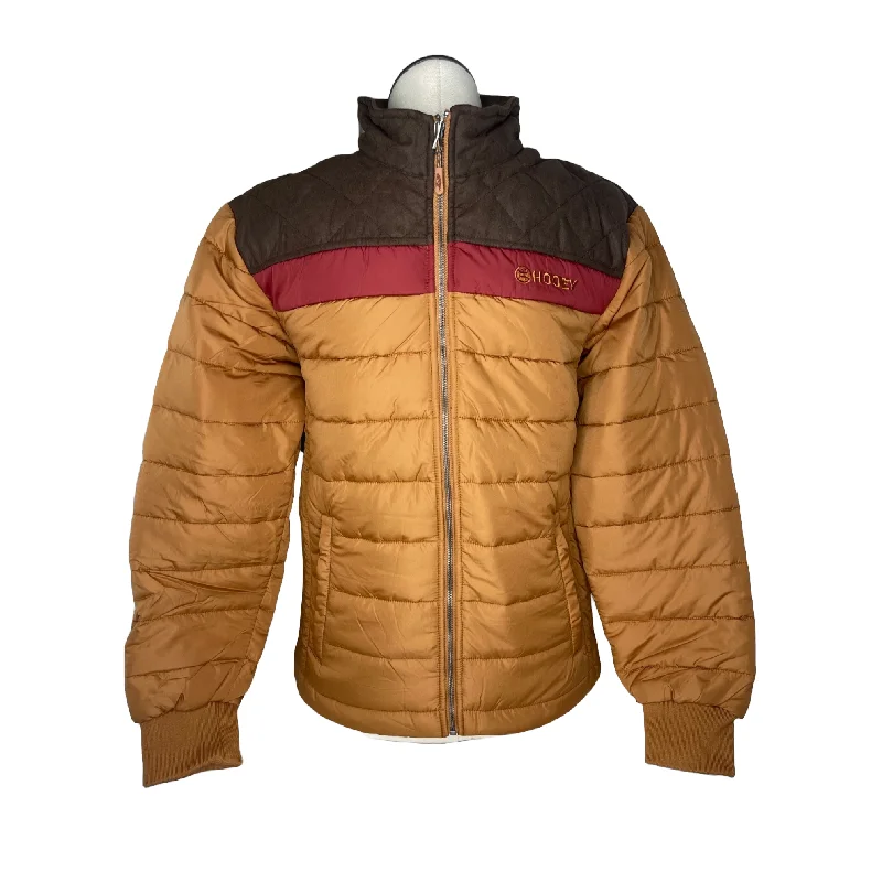 Hooey Men's Tan Body & Brown Puffer Jacket HJ127TNBR