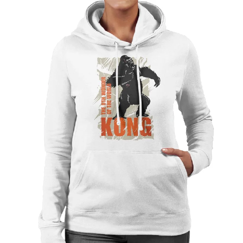 King Kong Roaring The 8th Wonder Of The World Women's Hooded Sweatshirt