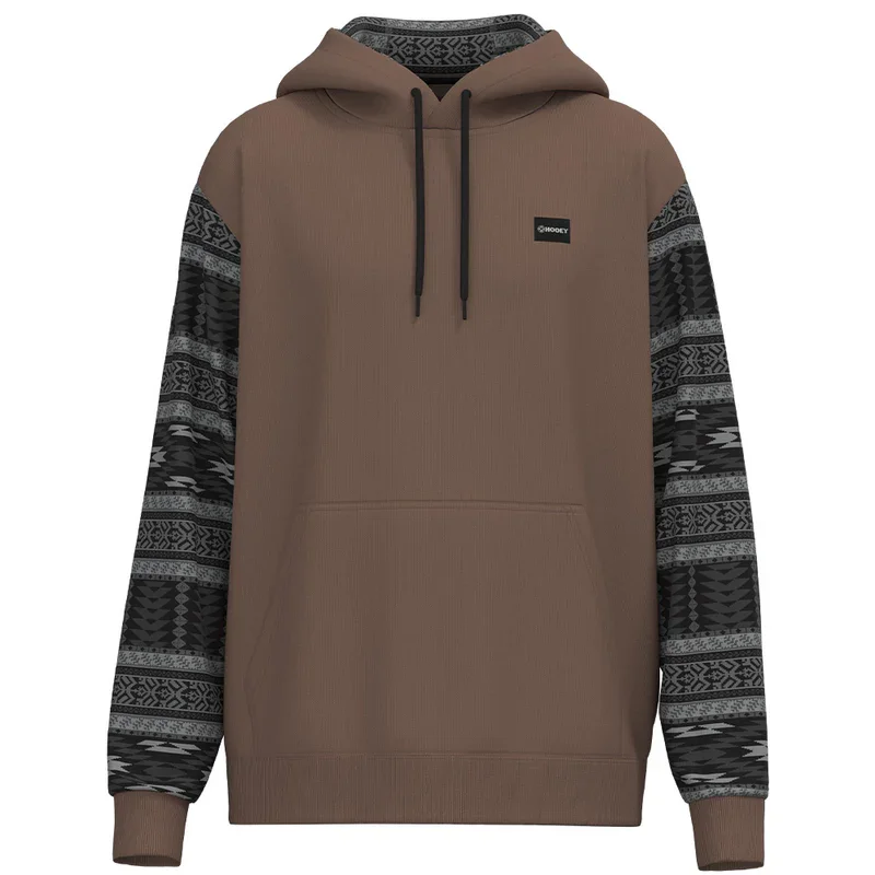 Hooey Boy's Legendary Brown Aztec Hoodie HH1234BRBK-Y