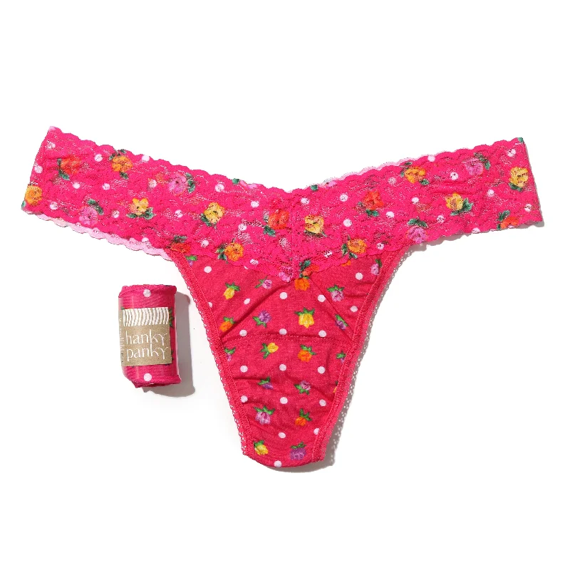 Cotton Low Rise Thong | Heidi