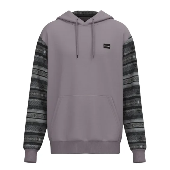 Hooey Men's Summit Aztec Charcoal Grey Hoodie HH1234GYAZ