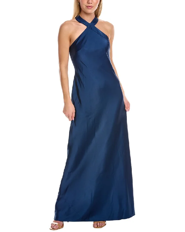 Aidan Mattox Halter Gown