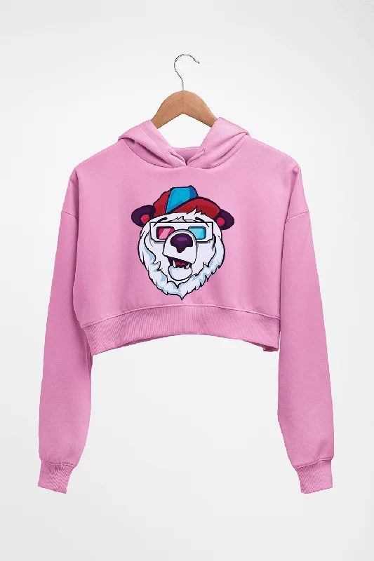 Bear Crop HOODIE FOR WOMEN