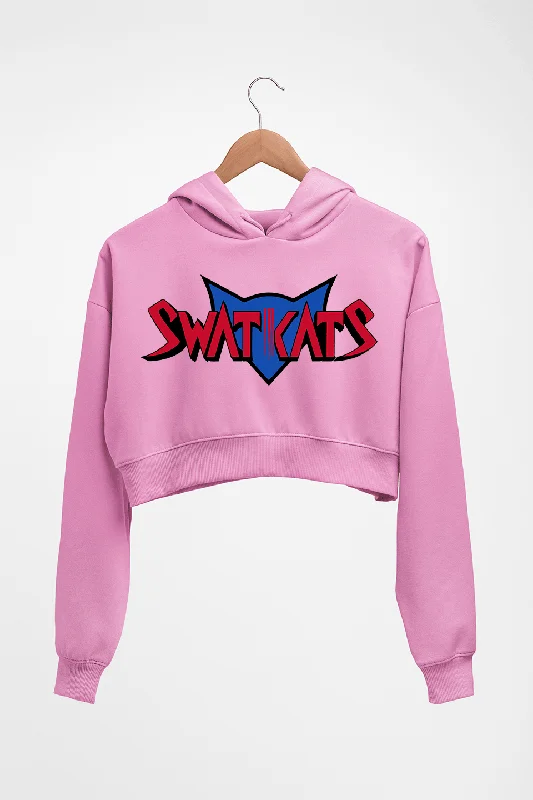 Swat Kats Crop HOODIE FOR WOMEN