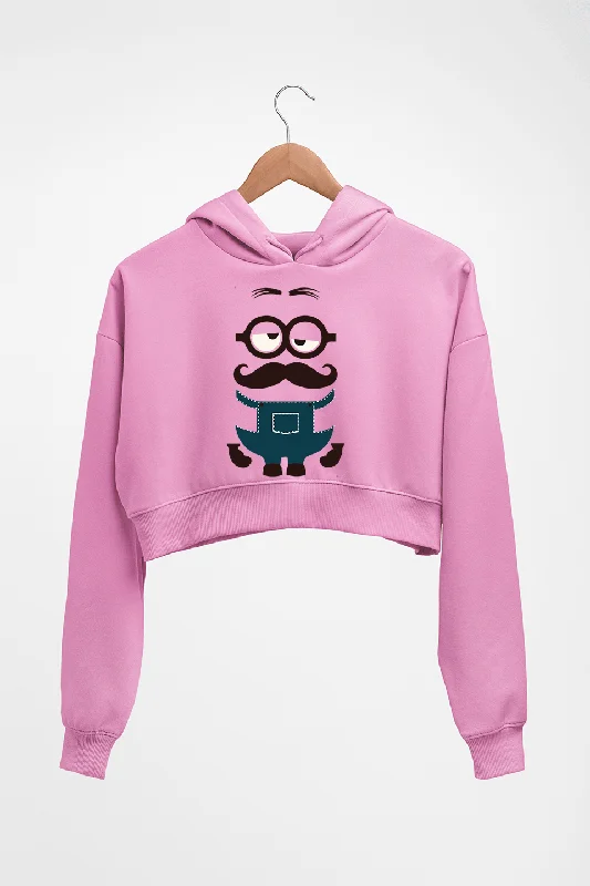 Minion Crop HOODIE FOR WOMEN