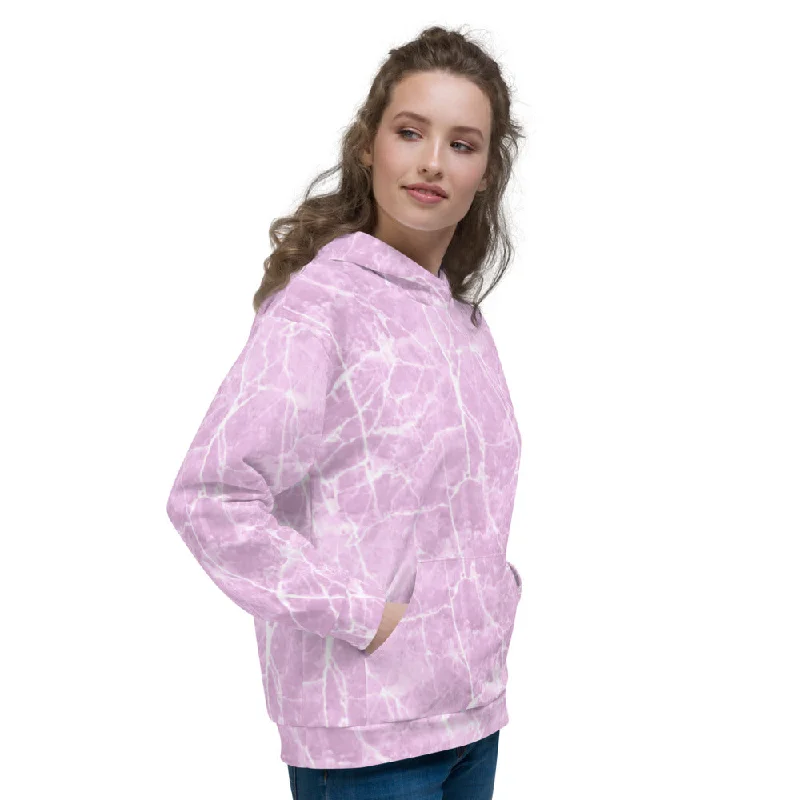 Pink Marble Unisex Hoodie