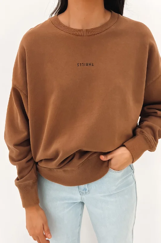 Minimal Thrills Slouch Crew Bronze